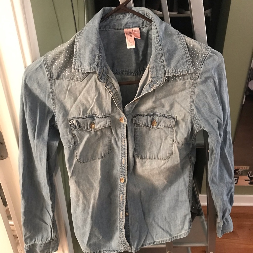 Denim Button Down - image 1